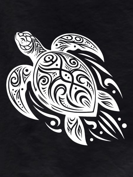 Tradition meets modern turtle tattoo