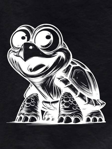 Baby turtles with big eyes