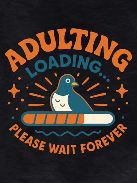 Adulting Loading Pigeon