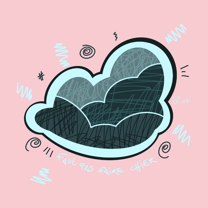 Cloud, emotion, angry