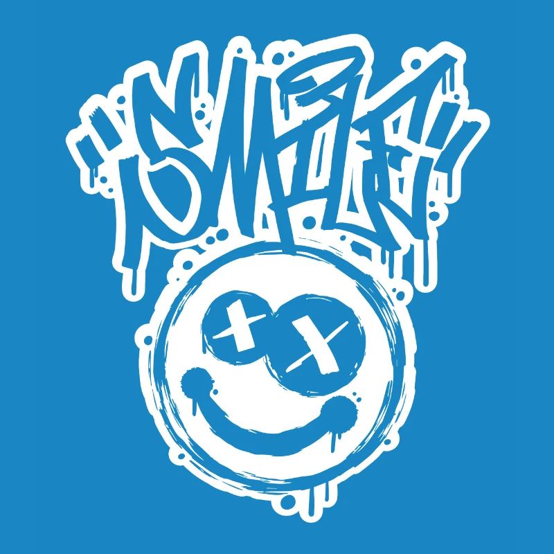 Lettres Smile Face Graphitti