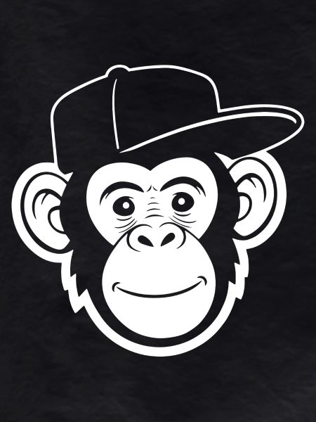 Monkey in Hat Cartoon Tee