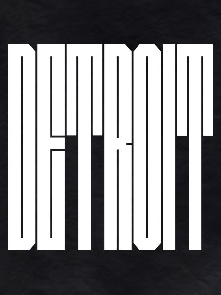 Detroit USA City logo