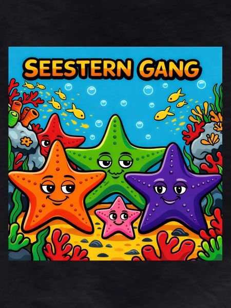 Starfish Gang Underwater Starfriends