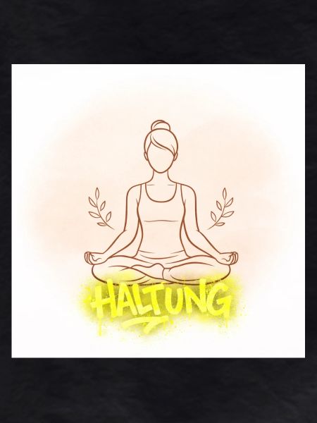 Posture Meditation Illustration