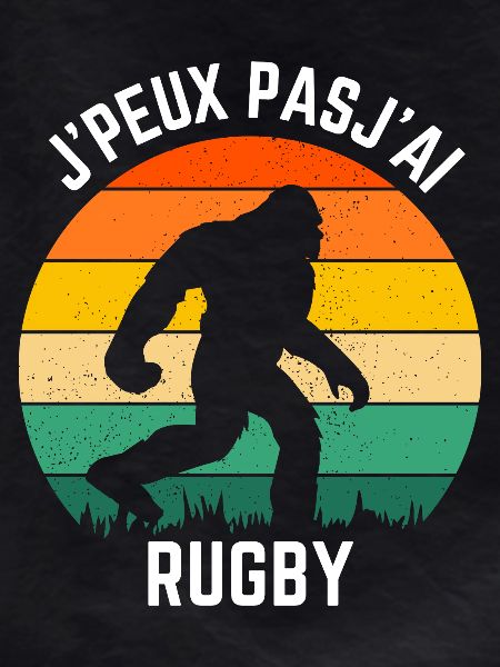 Sasquatch Rugby Retro Sun