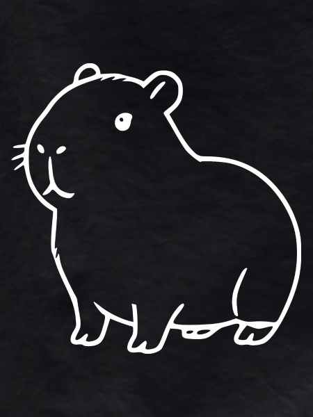 Capybara capybara white