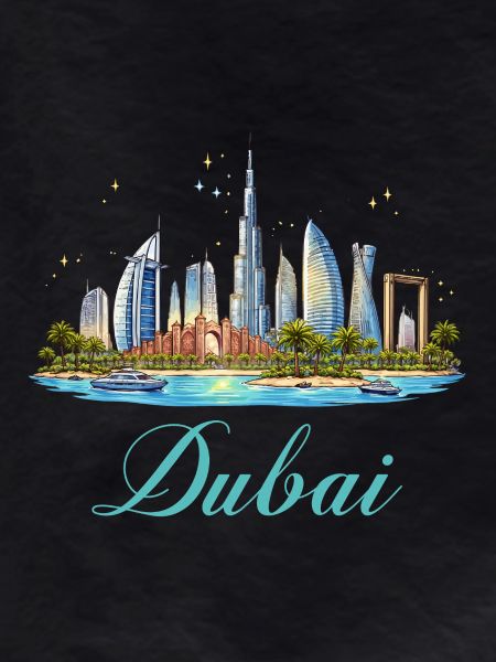 Dubai Skyline Illustration