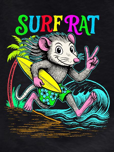 Surf Rat Surfing 