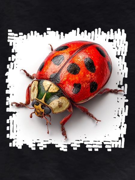 Red Ladybug Pattern Shirt