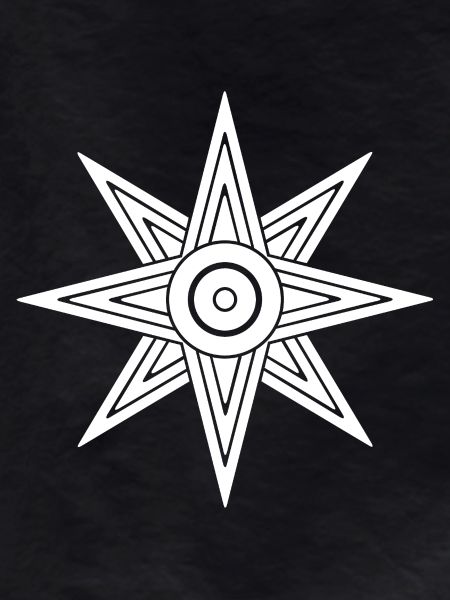 Inanna Star - Goddess Ishtar Sun