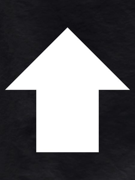 Pfeil-oben-Schild