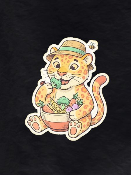 Leopard Kit with Vegetable Basket