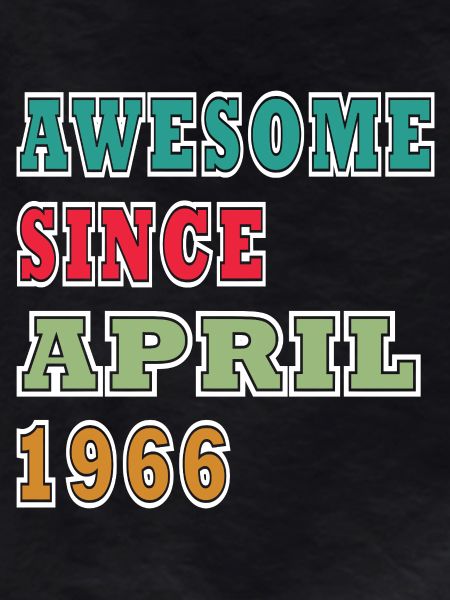 Astonishing since April 1966