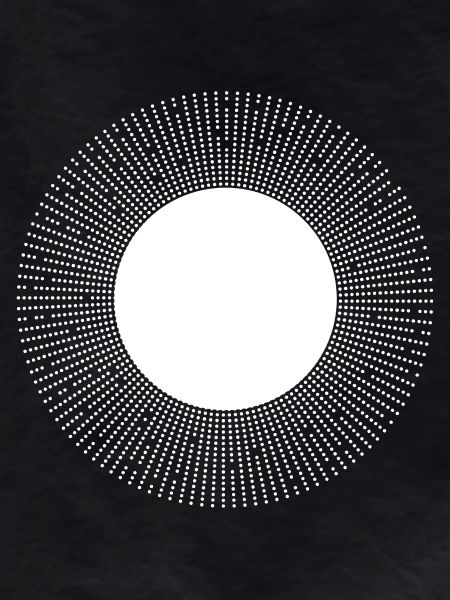 Circular Dot Burst Radiance