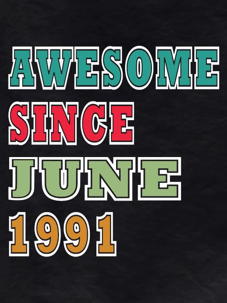 Awesome since June 1991