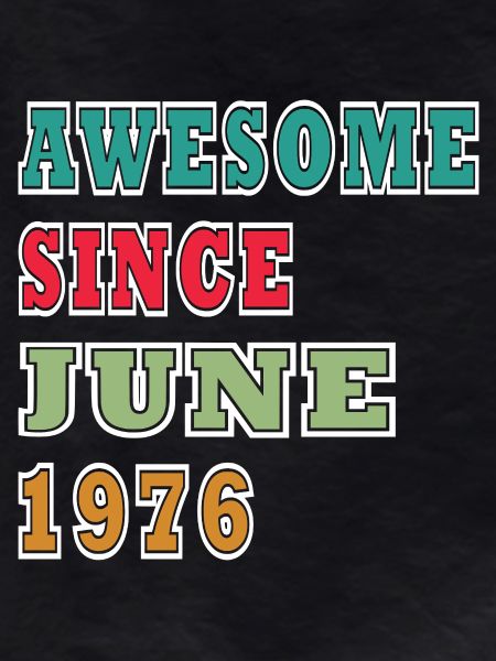 Awesome since June 1976 Retro