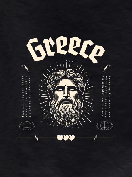 Greece Ancient God Portrait