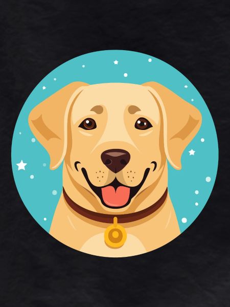 Labrador (Comic-Porträt)