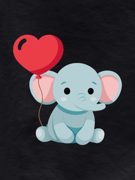 Petit éléphant mignon