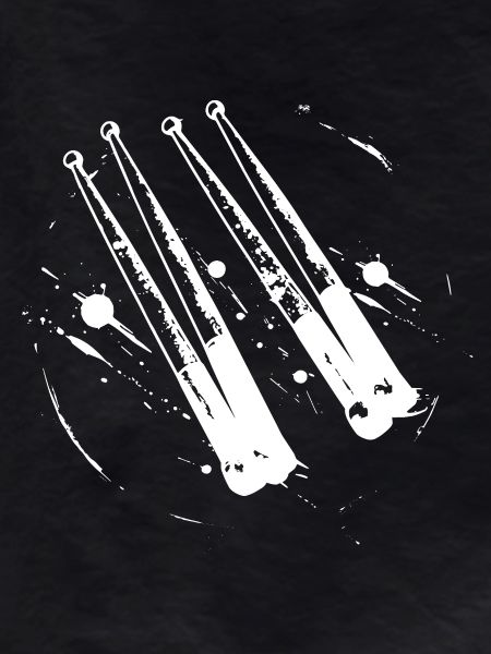 Drumsticks Zeichnung