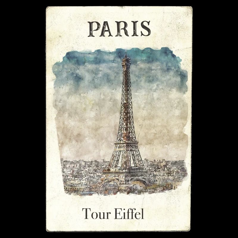 Paris Eiffel Tower Vintage