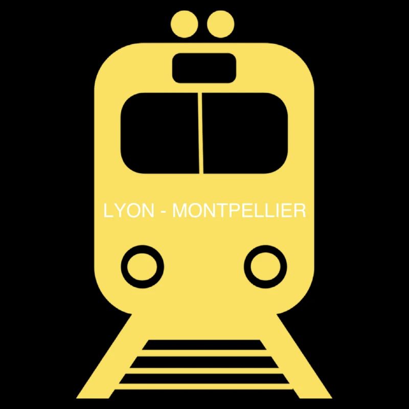 Lyon - Montpellier train trip