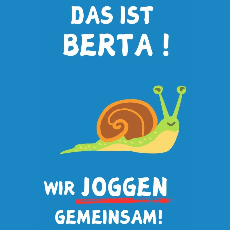 C’est Berta ! Nous faisons du jogging ensemble ! Escargot