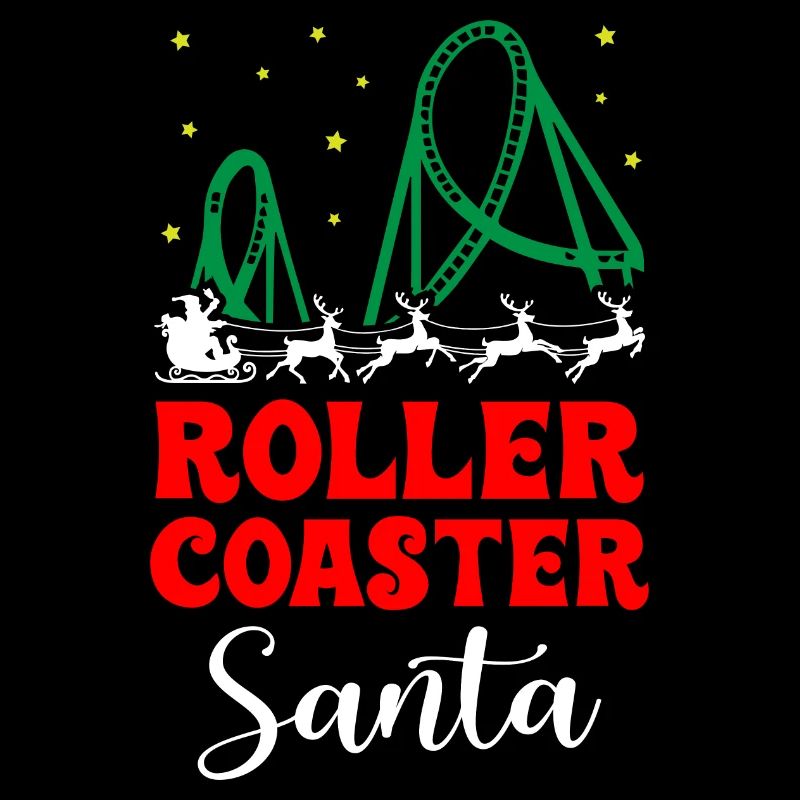 Roller Coaster Santa