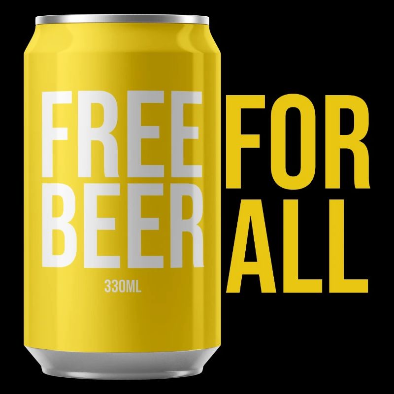 bière gratuite pour tous