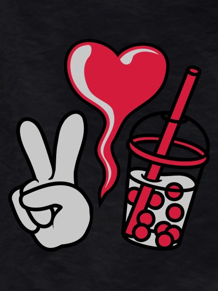 Peace Love Bubble Tea