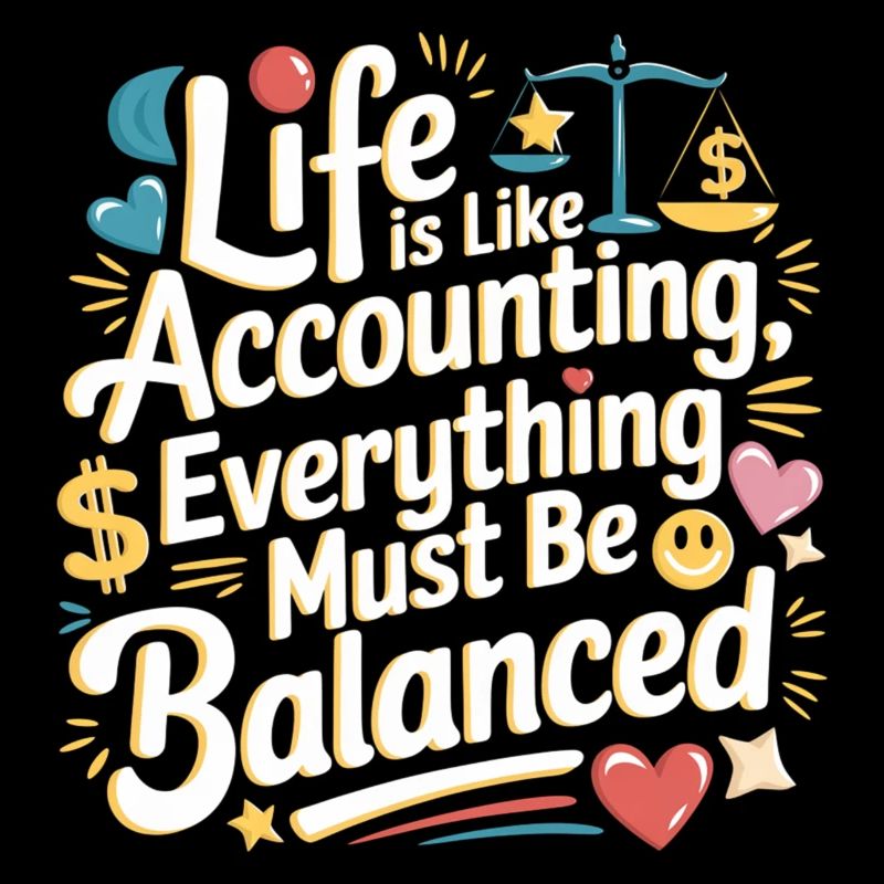 Life Is Like Accounting Everything Must Balanced6