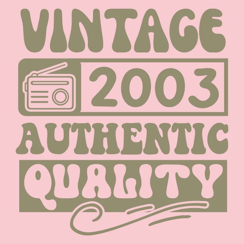Authentic 2003 Millésime 2003 - Vintage 2003 Rétro