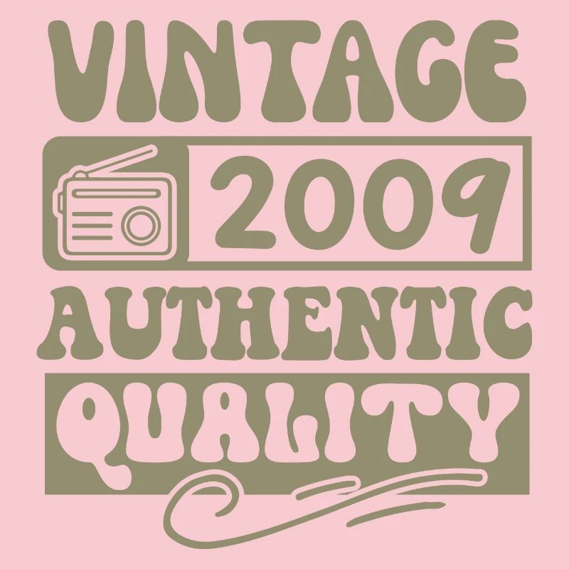 Authentic 2009 Millésime 2009 - Vintage 2009 Rétro
