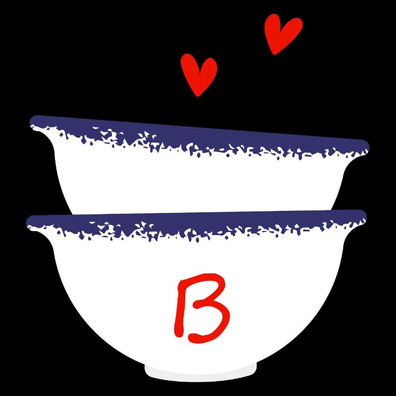 Buchstabe B Bretonische Schalen