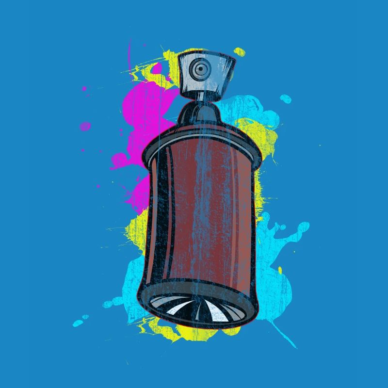 Graffiti Spraydose mit Spritzfarben