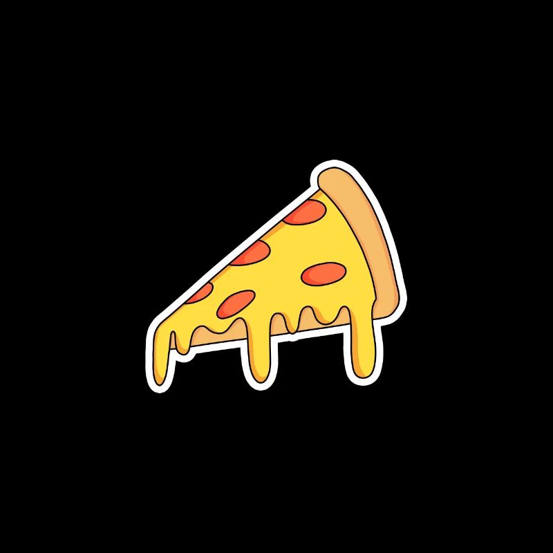 Motif Pop Art de la part de pizza