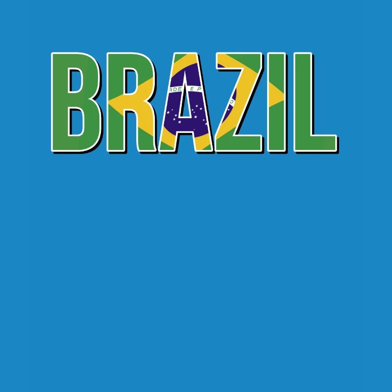 Typographie du drapeau brésilien
