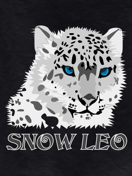 Schnee Leopard Raubkatze