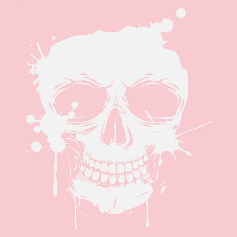 Skull skull graffiti