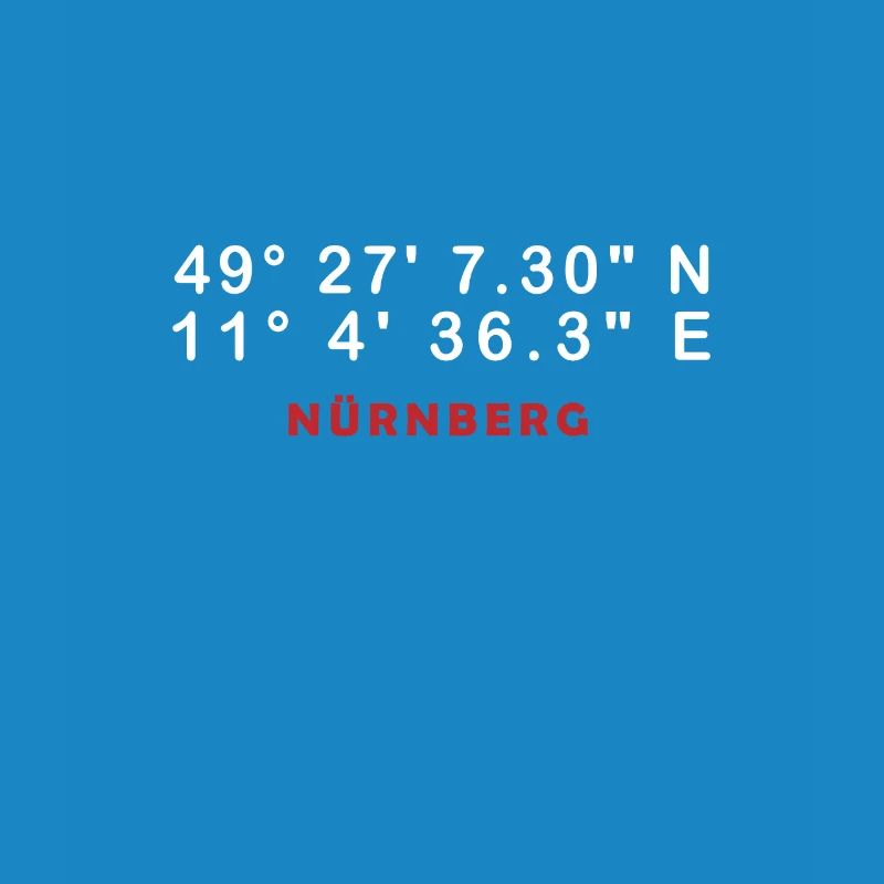 Nuremberg Coordinates Emblem