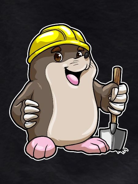 Mole Miner Shovel Mining