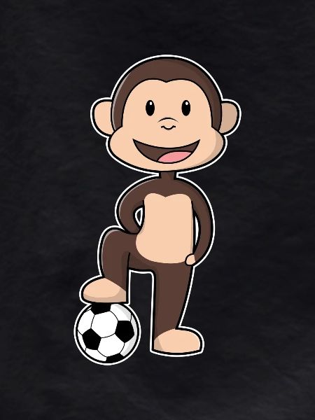 Monkey Soccer Player Soccer