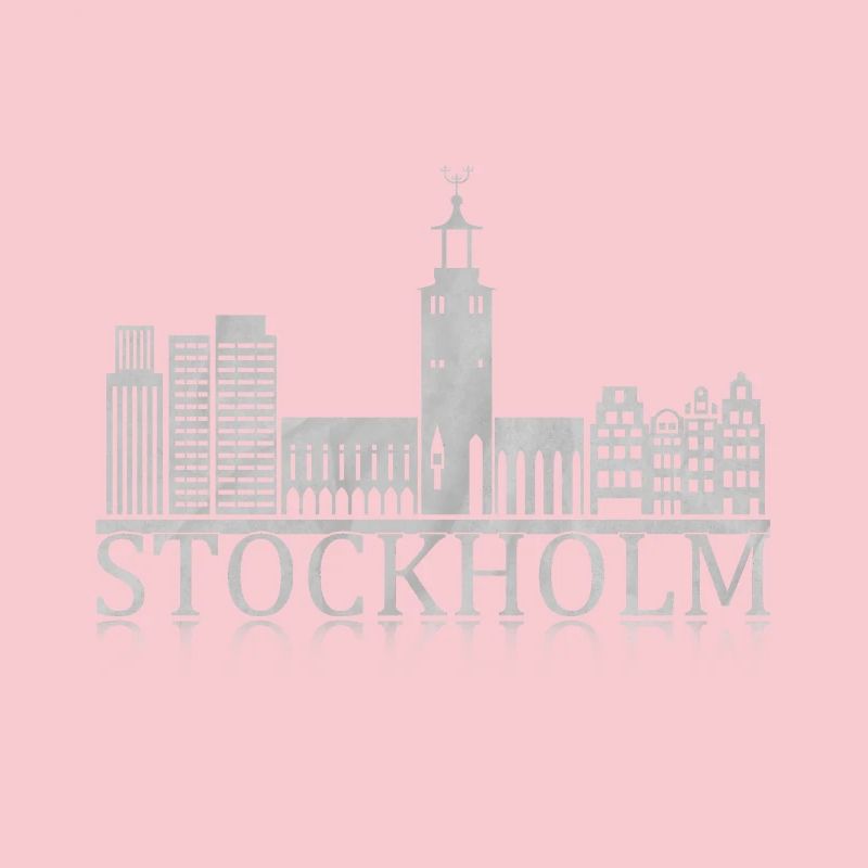 Stockholm Skyline Reflection