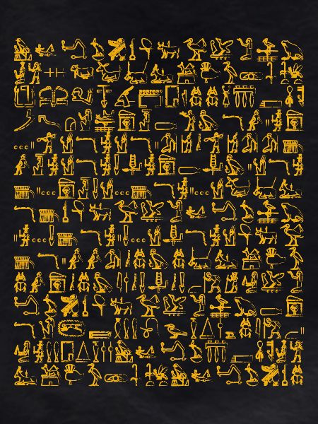Hieroglyphics Orange