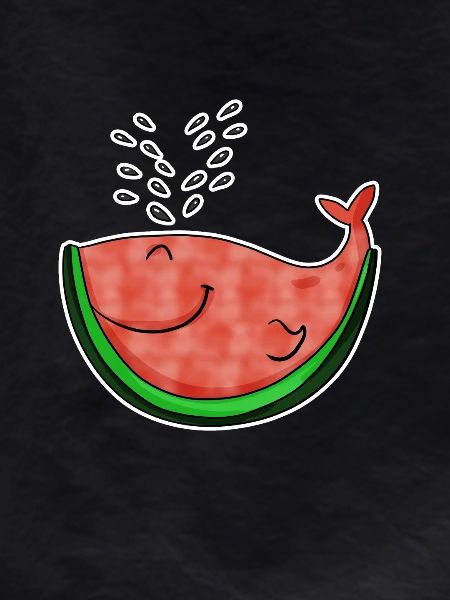 Wassermelone Wal