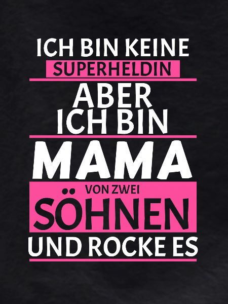 Mama von zwei Söhnen