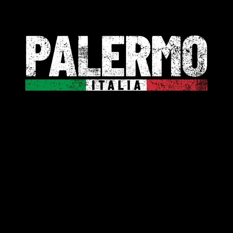 Palermo Italien Flagge