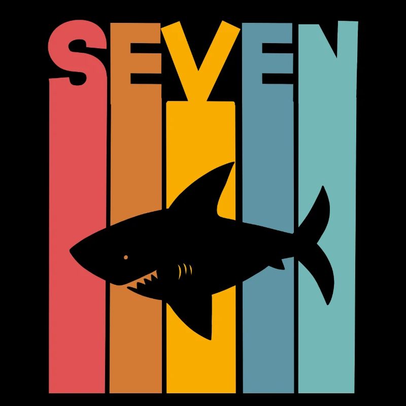 Shark 7th Birthday Kids