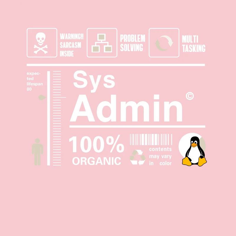 Sys Admin Pinguin Computer Nerd pc Platine cpu inh